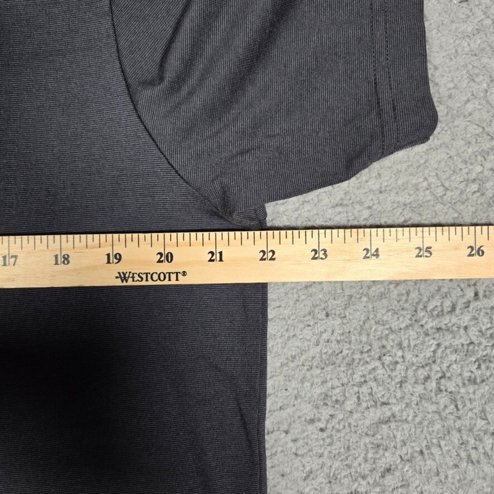 Travis Mathew Shirt Mens Large Black The Flash Knit Golf Polo Casual Preppy Logo - Picture 9 of 13